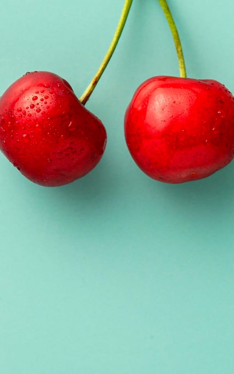 a pair of cherries